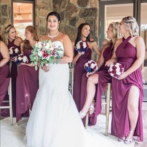 David’s bridal bridesmaid dress